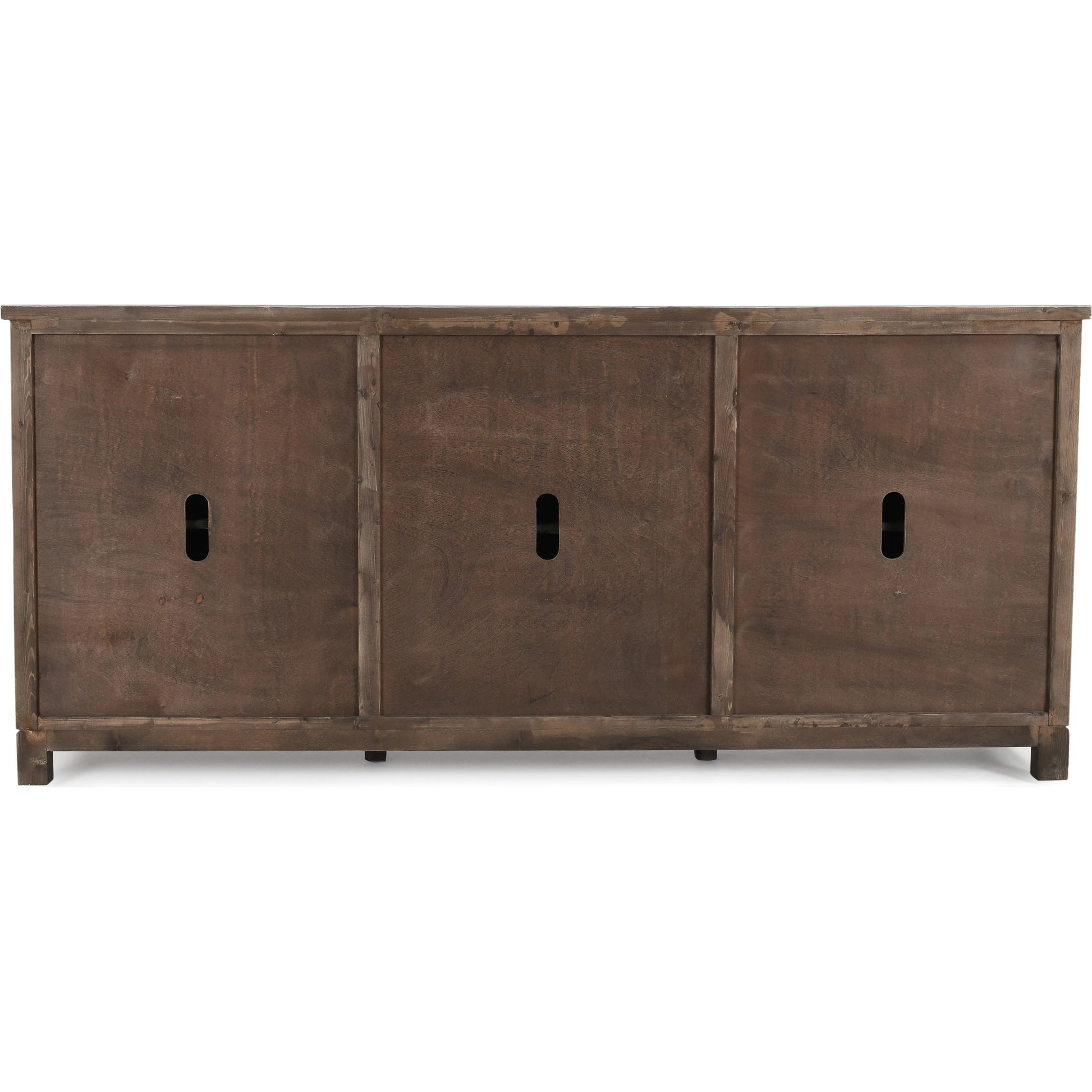 Landon 6 Doors Sideboard by Classic Home in antique white. Made from reclaimed pine in a cottage & farmhouse style.