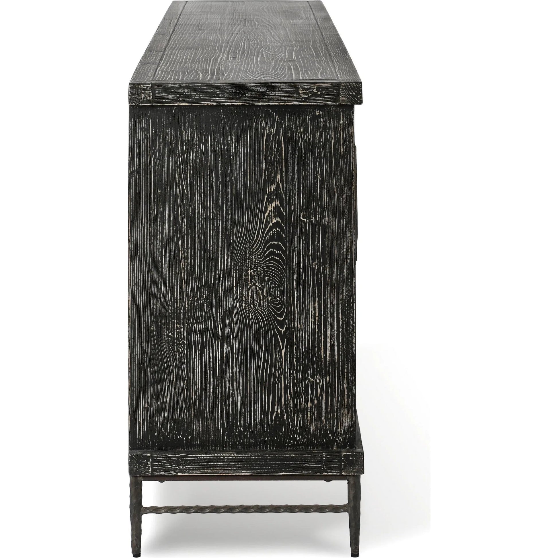 Willmark 6-Door Reclaimed Pine Wood Sideboard Buffet by Classic Home. Made from reclaimed pine in a traditional style.