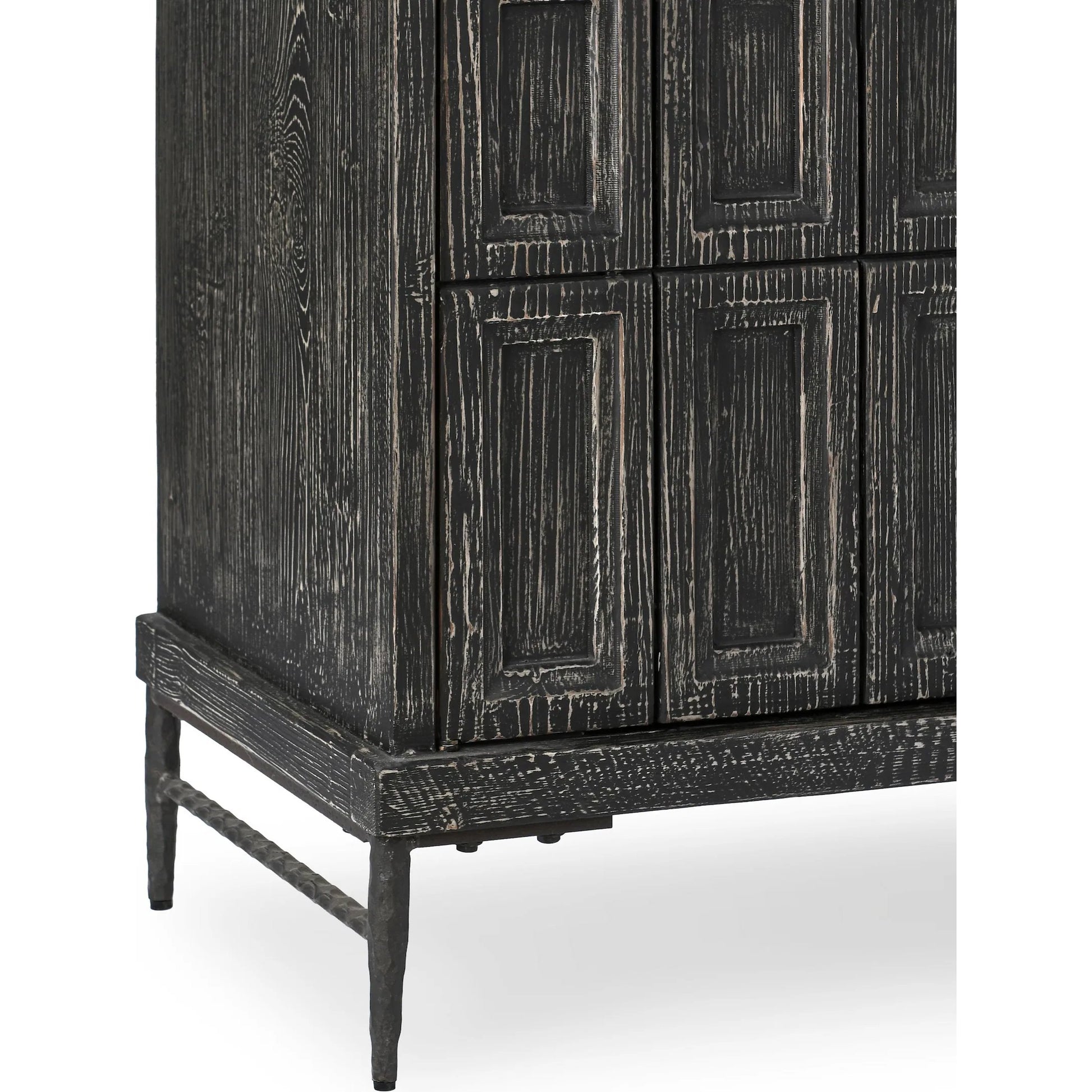 Willmark 6-Door Reclaimed Pine Wood Sideboard Buffet by Classic Home. Made from reclaimed pine in a traditional style.