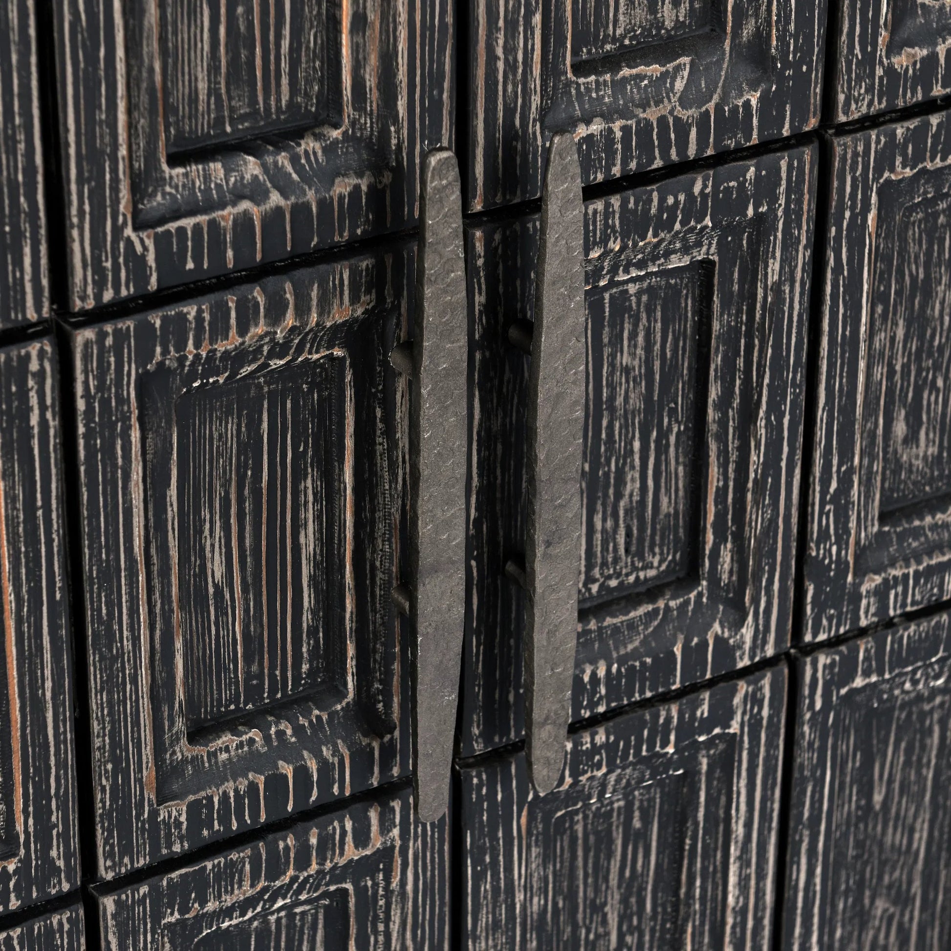 Willmark 6-Door Reclaimed Pine Wood Sideboard Buffet by Classic Home. Made from reclaimed pine in a traditional style.