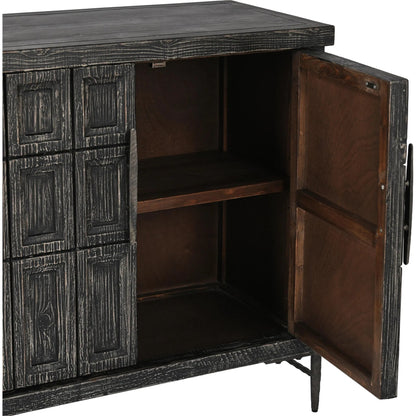 Willmark 6-Door Reclaimed Pine Wood Sideboard Buffet by Classic Home. Made from reclaimed pine in a traditional style.