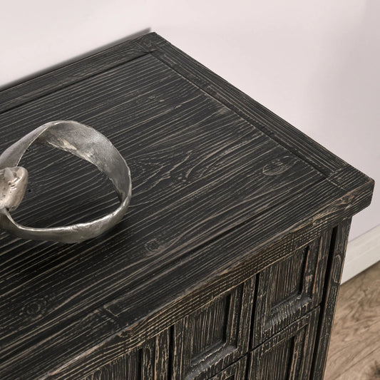 Willmark 6-Door Reclaimed Pine Wood Sideboard Buffet by Classic Home. Made from reclaimed pine in a unique style.