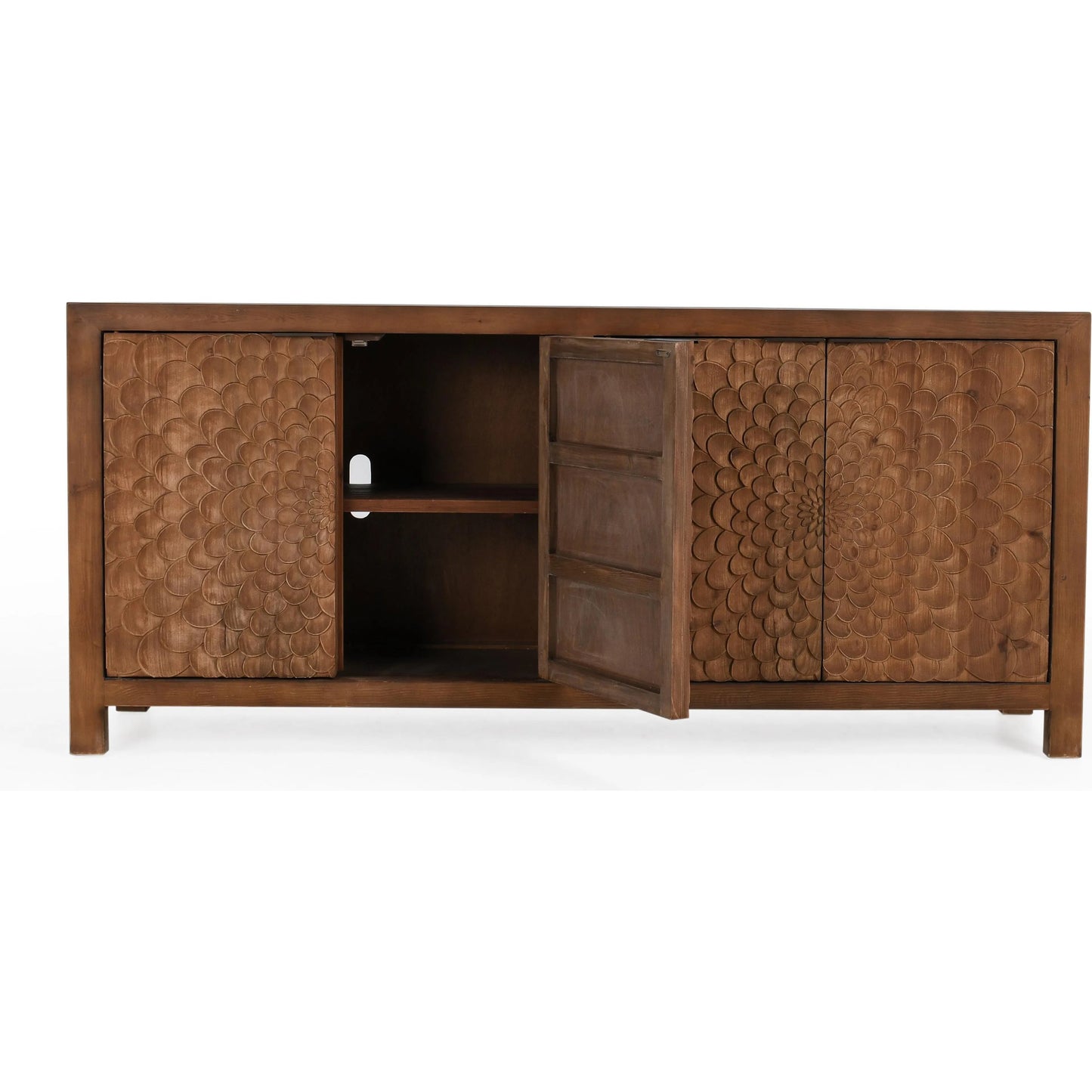 004 SI-2533217 | Additional Silo | Astrid Buffet Sideboard by Classic Home in brown. Made from reclaimed pine in a unique style.