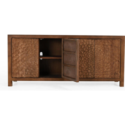 Astrid Buffet Sideboard by Classic Home in brown. Made from reclaimed pine in a unique style.