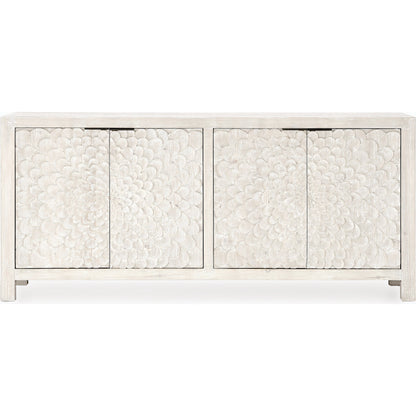 Astrid 4DR Sideboard Vintage by Classic Home in cream. Made from reclaimed pine in a modern style.