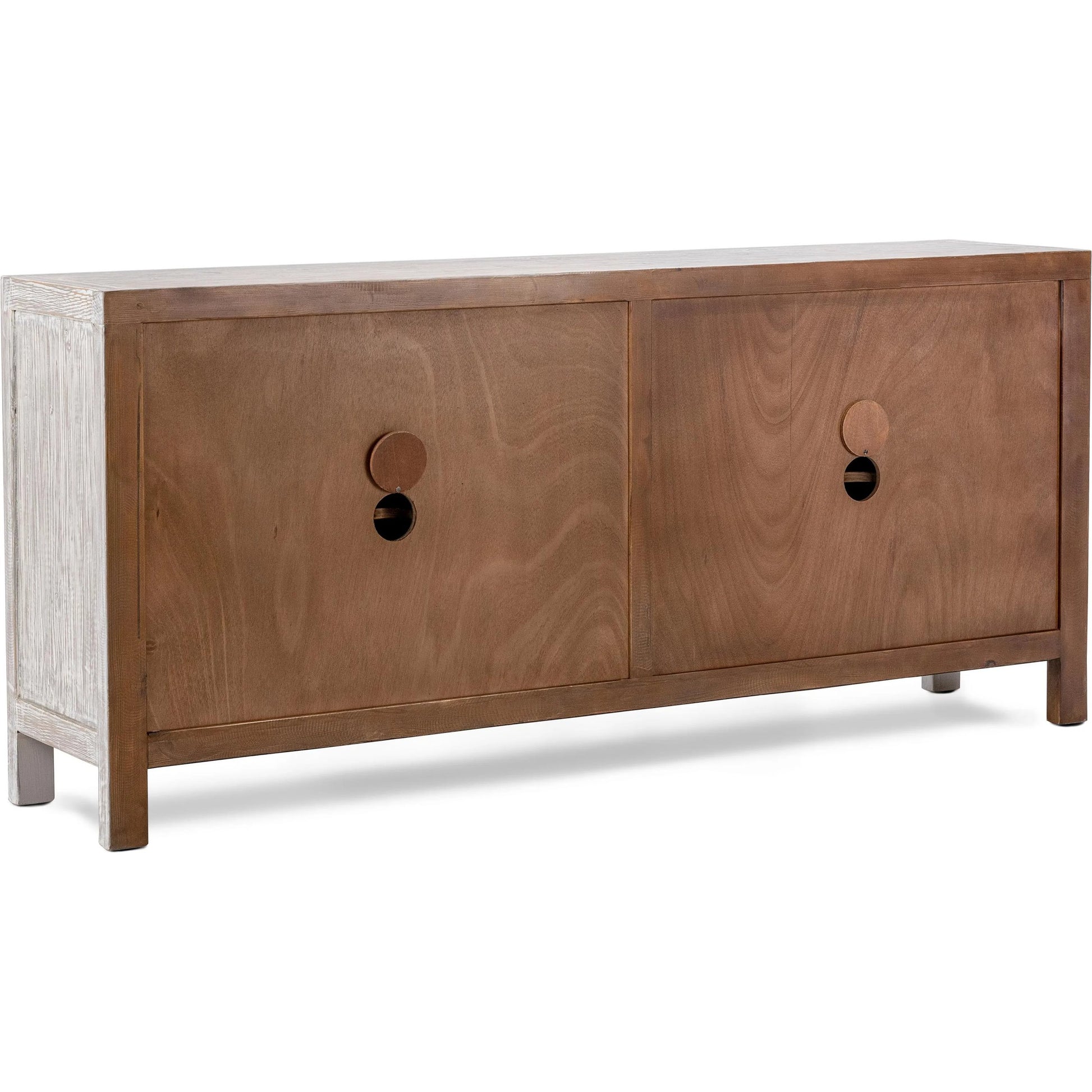 Astrid 4DR Sideboard Vintage by Classic Home in cream. Made from reclaimed pine in a modern style.