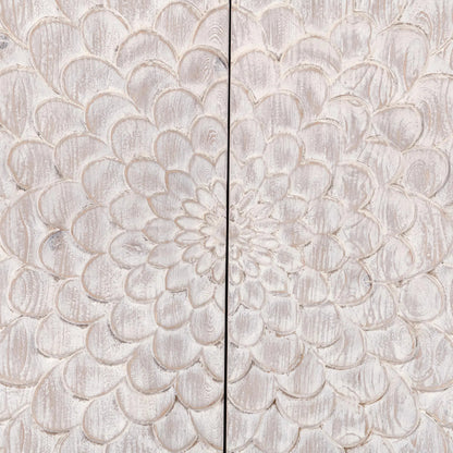 Astrid 4DR Sideboard Vintage by Classic Home in cream. Made from reclaimed pine in a modern style.
