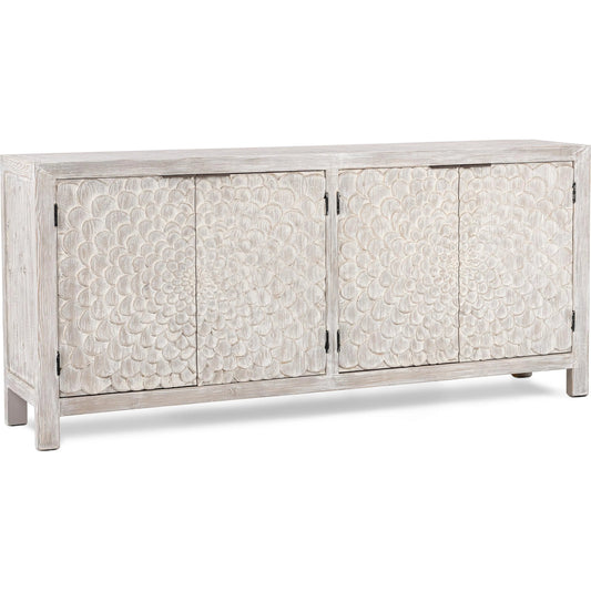 Astrid 4DR Sideboard Vintage by Classic Home in cream. Made from reclaimed pine in a modern style.