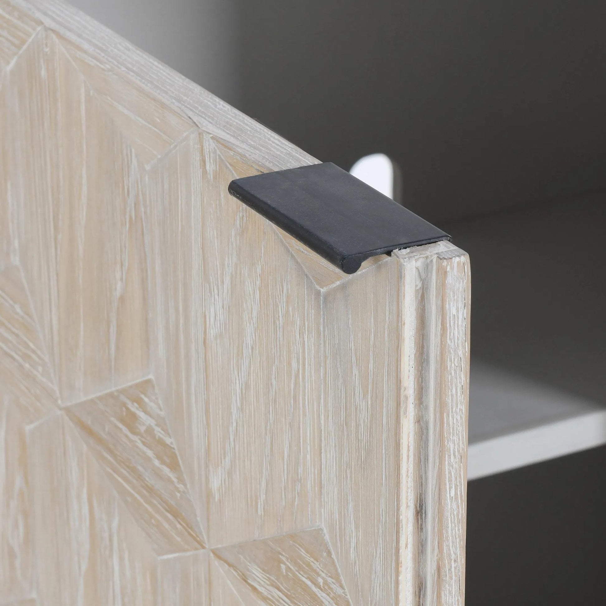 Mira 78" Oak Wood White Buffet by Classic Home in white. Made from oak wood in a unique style.