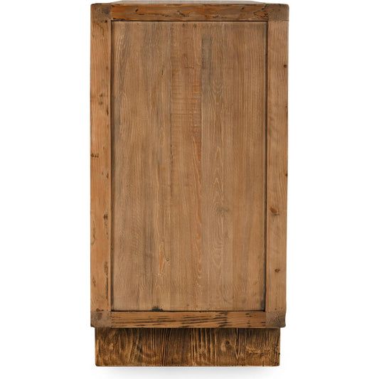 Bast 4-Door Reclaimed Pine Wood Buffet Sideboard by Classic Home. Made from reclaimed pine in a unique style.