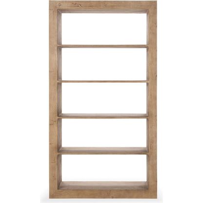 Nalani Reclaimed Pine Bookshelf by Classic Home. Made from reclaimed pine in a transitional style.