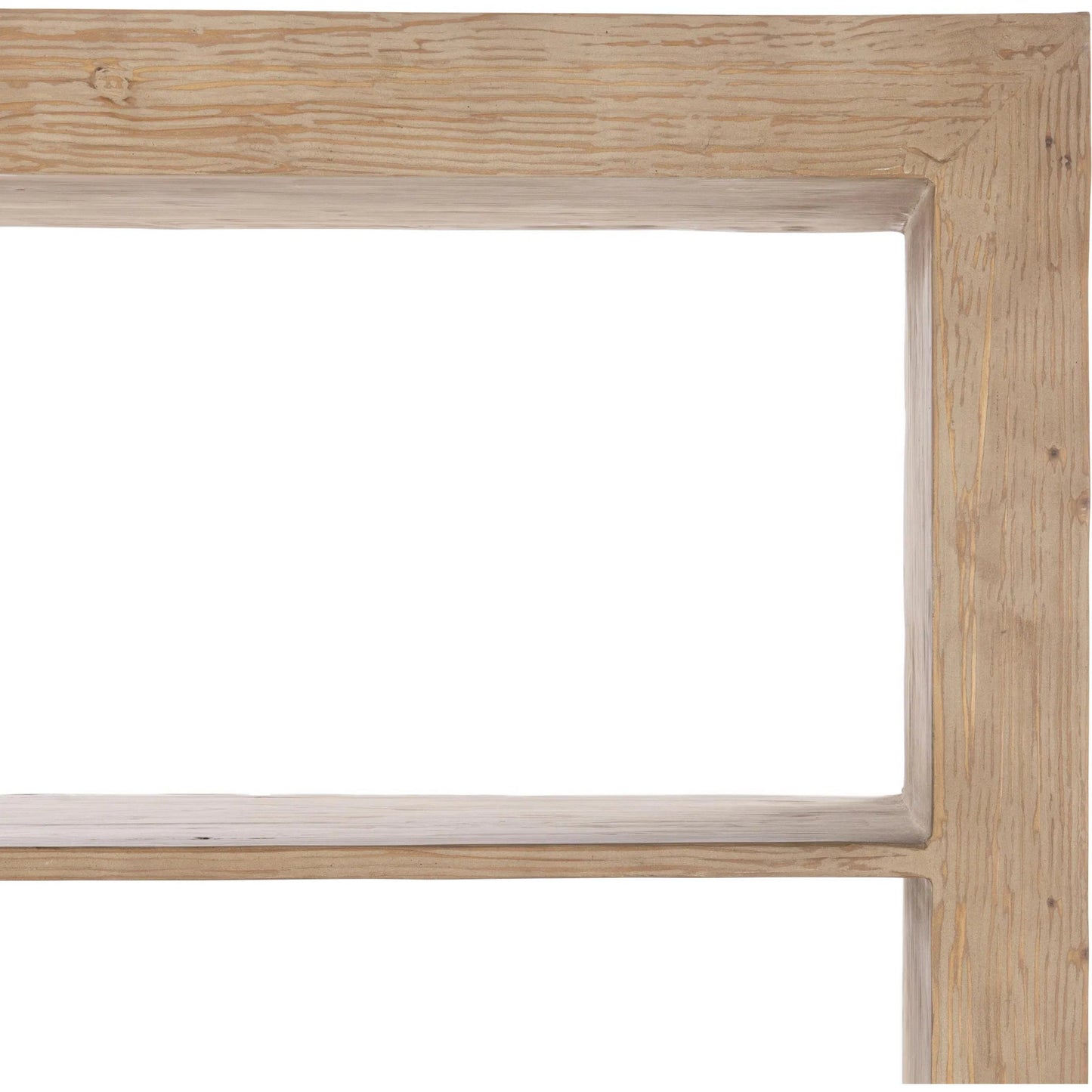 005 SI-2303299 | Closeup | Nalani Reclaimed Pine Bookshelf by Classic Home. Made from reclaimed pine in a transitional style.