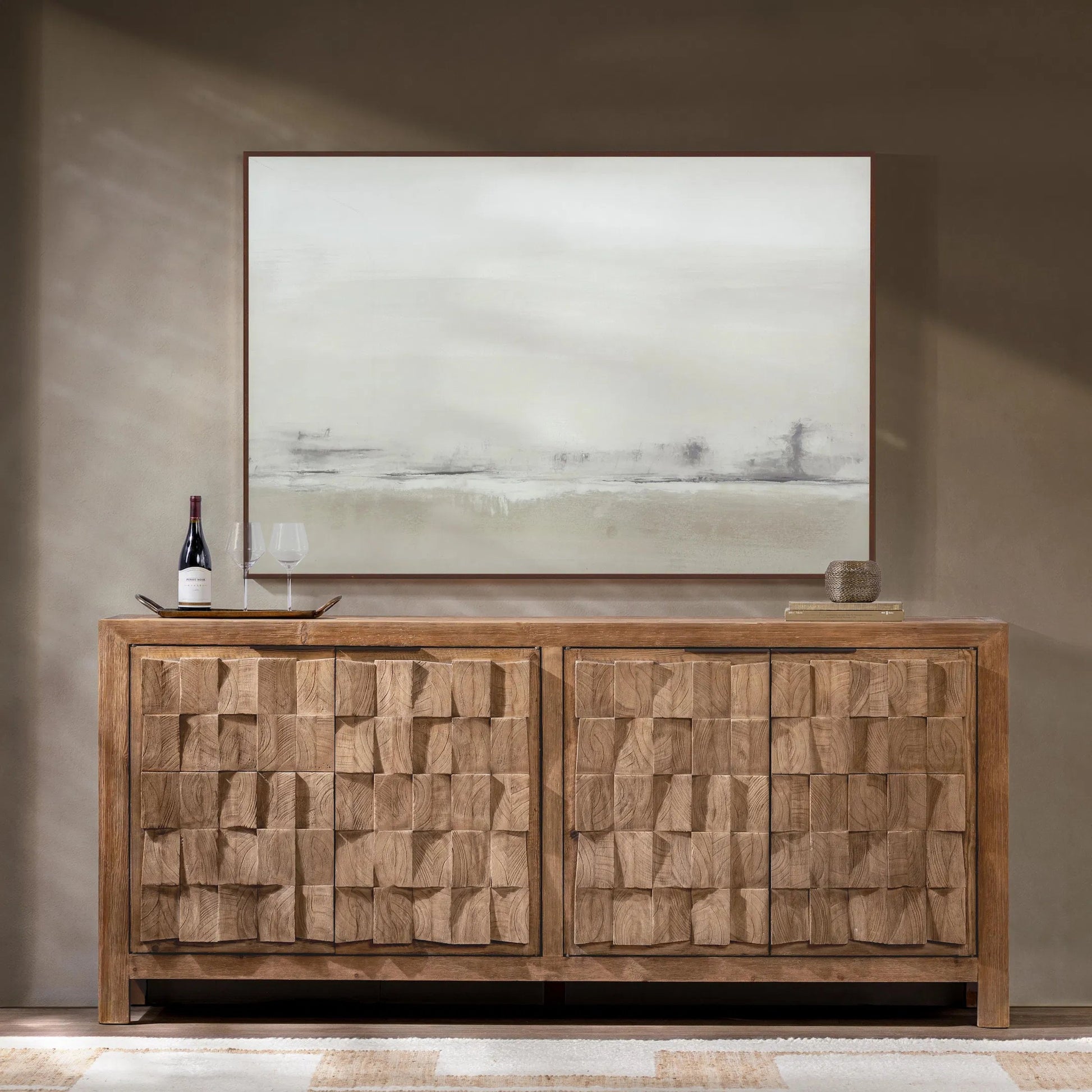 Gama Buffet Sideboard by Classic Home. Made from reclaimed pine in a unique style.