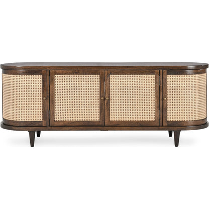 Teresa 4-Door Sideboard by Kosas Home. Made from mango wood, plywood in a unique style.