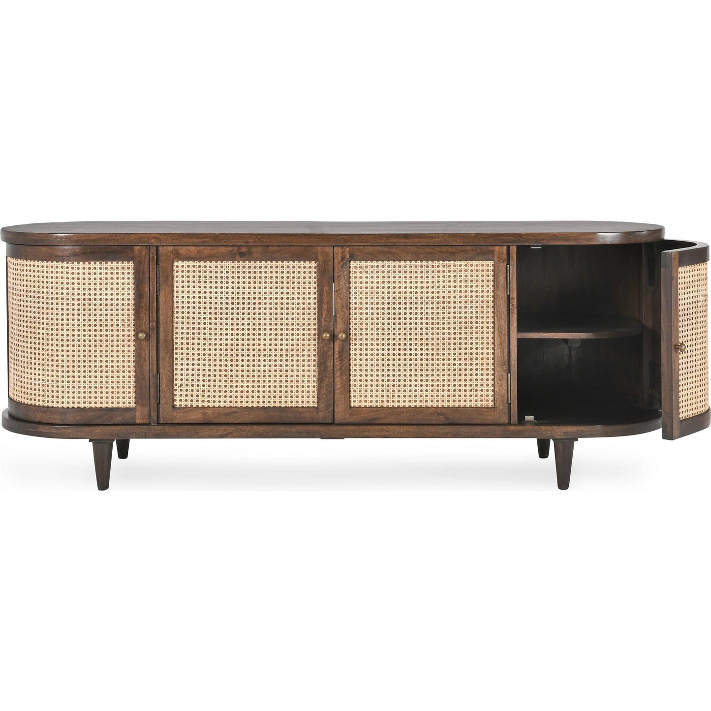 004 SI-2303302 | Additional Silo | Teresa 4-Door Sideboard by Kosas Home. Made from mango wood, plywood in a unique style.