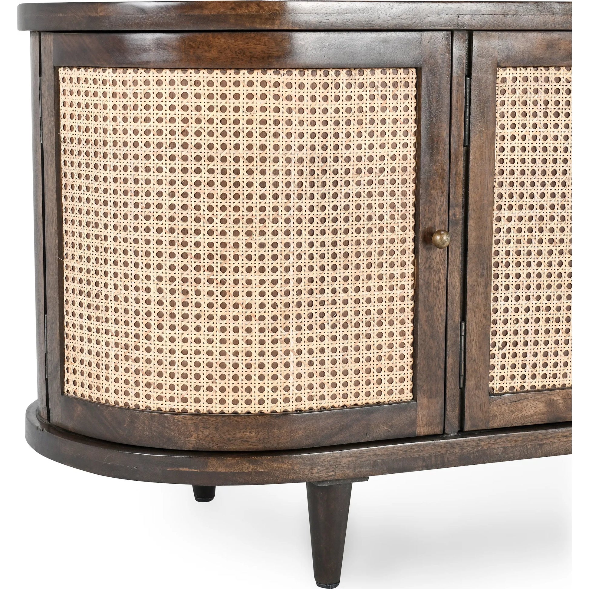 Teresa 4-Door Sideboard by Kosas Home. Made from mango wood, plywood in a unique style.
