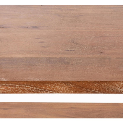 Pamona Bookshelf by Classic Home in golden wheat. Made from acacia wood in a unique style.