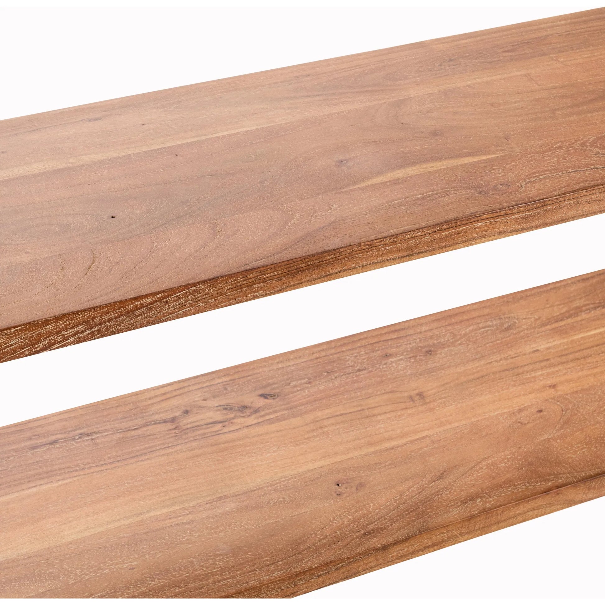 Pamona Bookshelf by Classic Home in golden wheat. Made from acacia wood in a unique style.