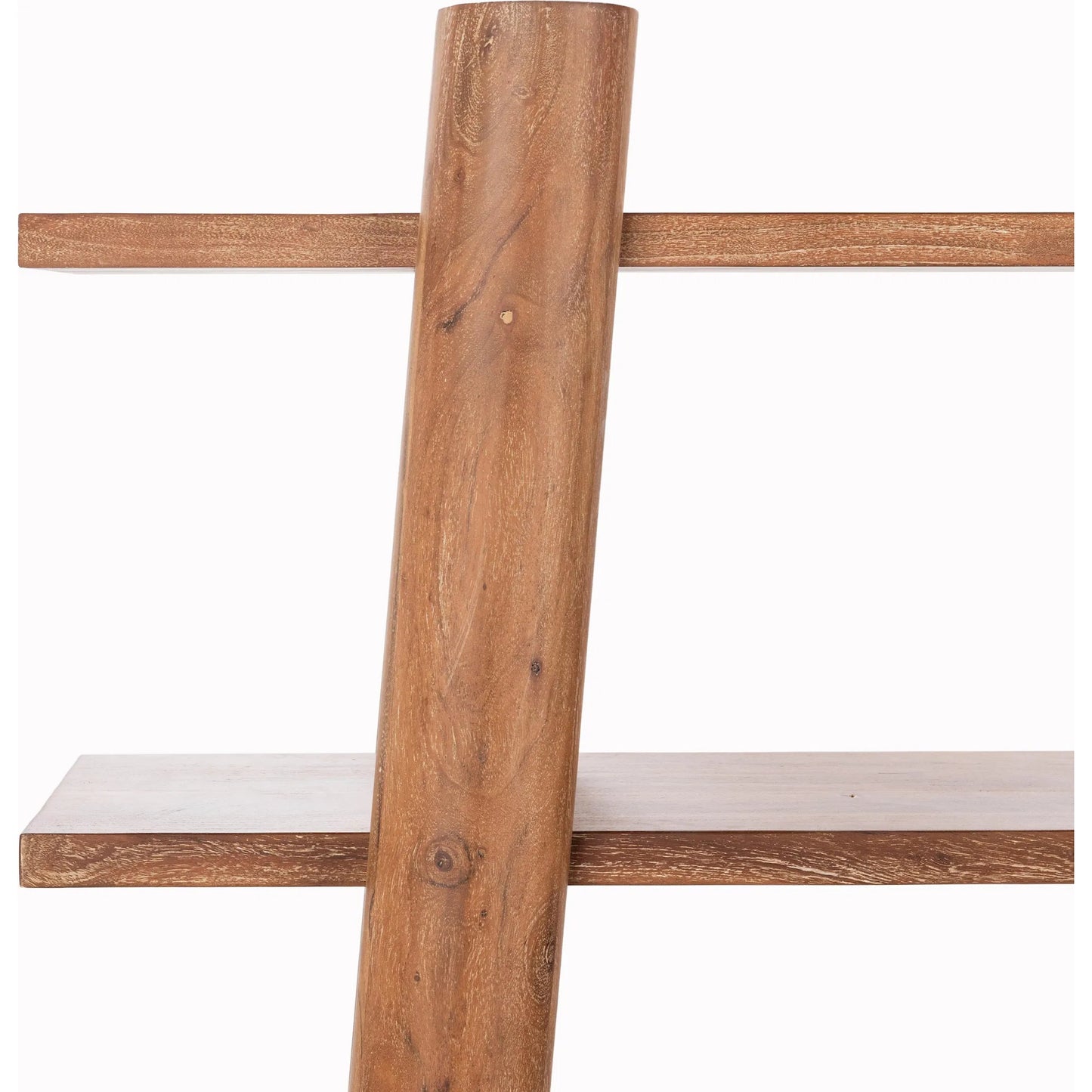 007 SI-2533220 | Closeup | Pamona Bookshelf by Classic Home in golden wheat. Made from acacia wood in a unique style.