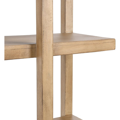 Gordon Acacia Wood Bookcase by Classic Home in natural. Made from acacia wood in a modern style.