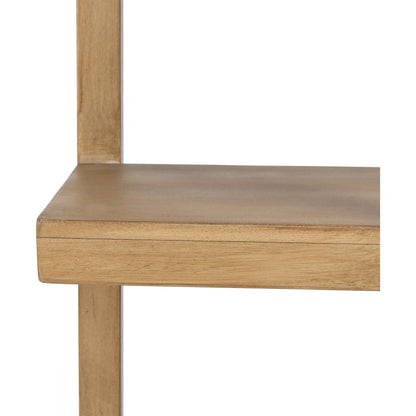 Gordon Acacia Wood Bookcase by Classic Home in natural. Made from acacia wood in a modern style.