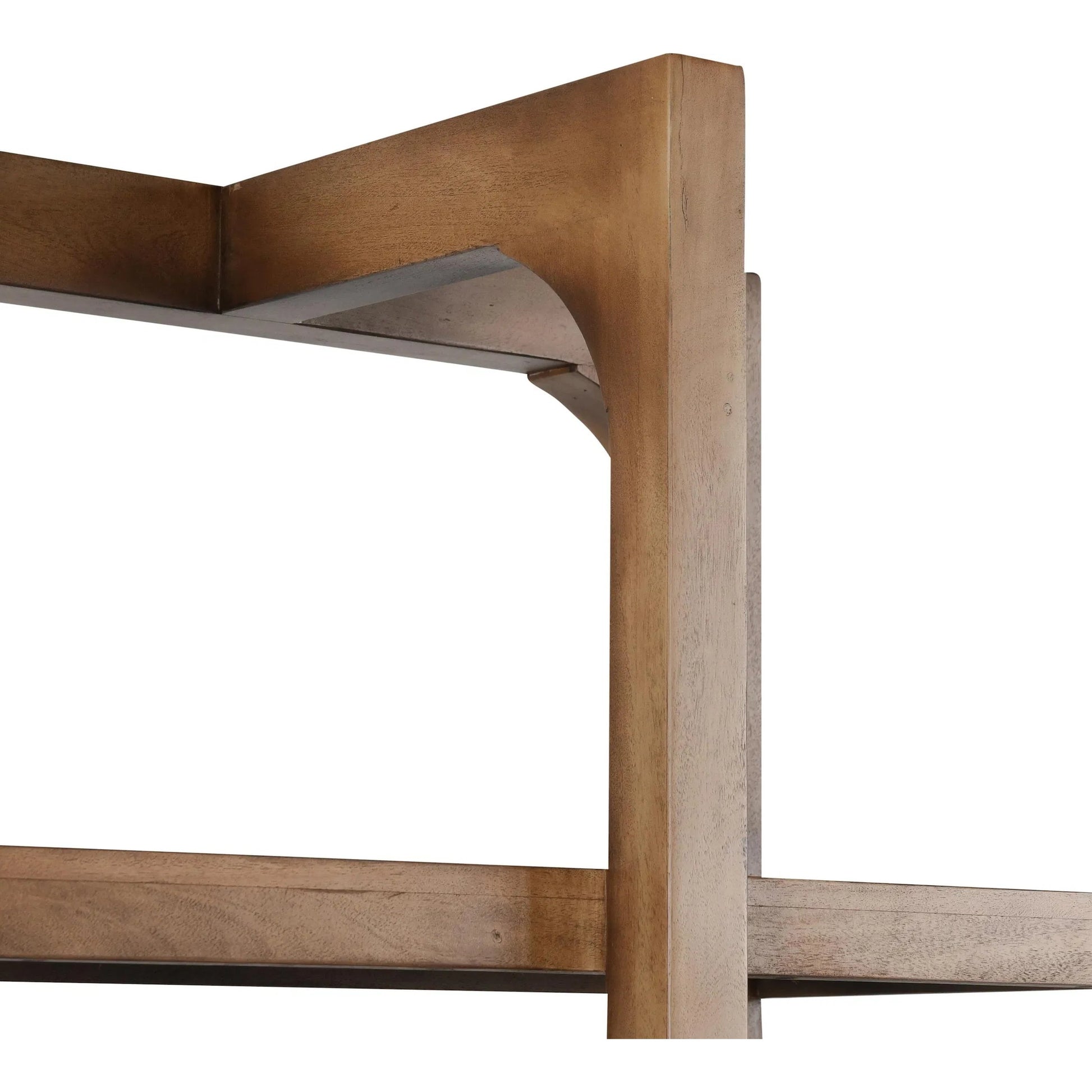 Gordon Acacia Wood Bookcase by Classic Home in natural. Made from acacia wood in a modern style.