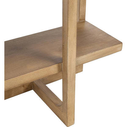 Gordon Acacia Wood Bookcase by Classic Home in natural. Made from acacia wood in a modern style.