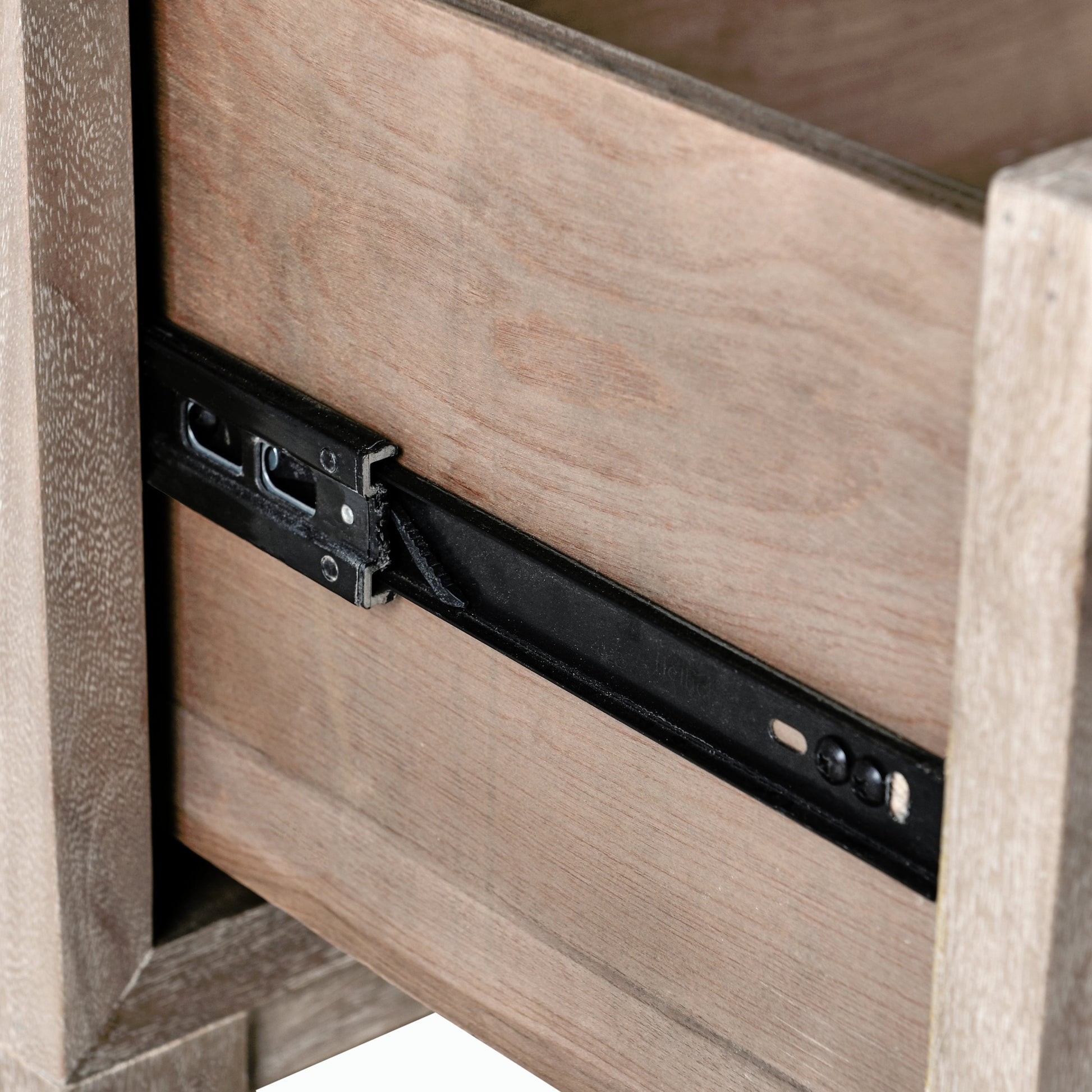 Jensen Tall Cabinet by Classic Home in taupe. Made from mango wood, cane, tempered glass in a modern style.