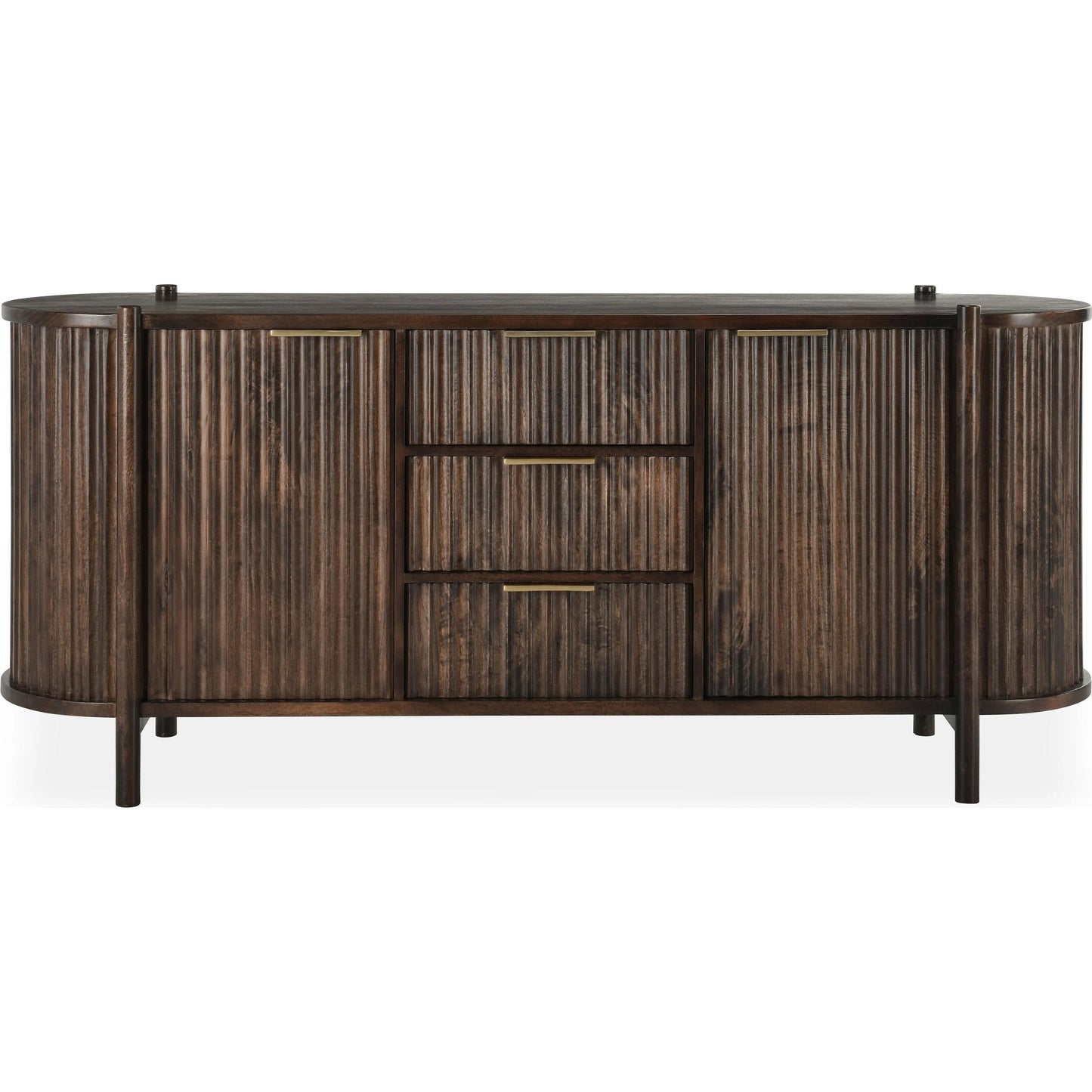 005 SI-2237286 | Additional Silo | Redford 73" Mango Wood Buffet Sideboard by Classic Home in brown. Made from unique in a traditional style.