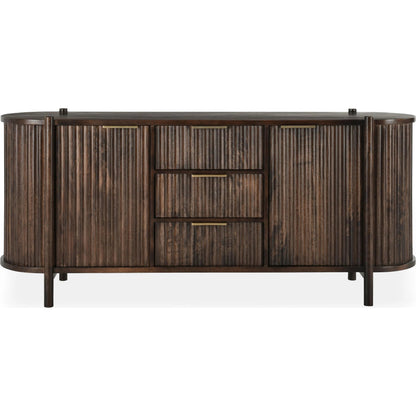 Redford 73" Mango Wood Buffet Sideboard by Classic Home in brown. Made from unique in a traditional style.