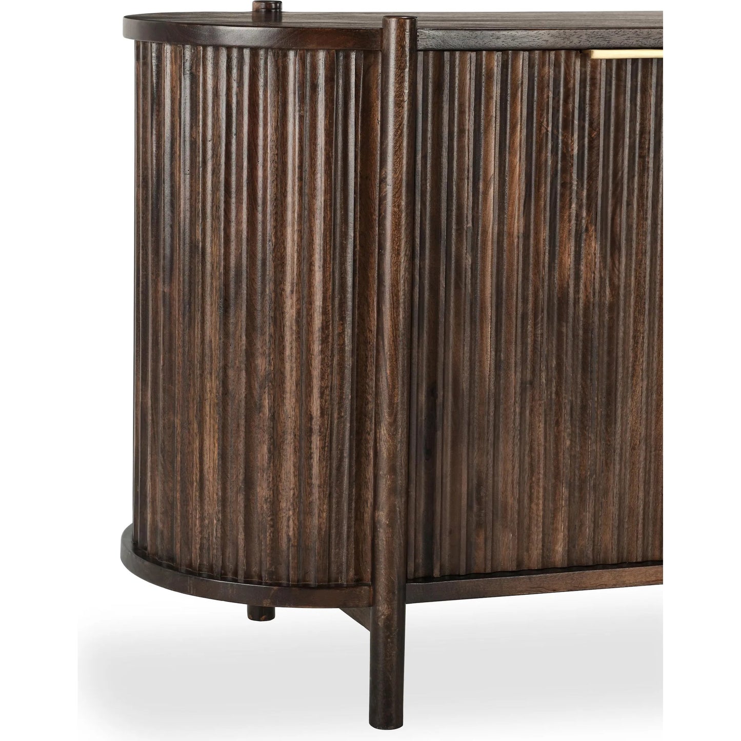 007 SI-2237286 | Closeup | Redford 73" Mango Wood Buffet Sideboard by Classic Home in brown. Made from unique in a traditional style.