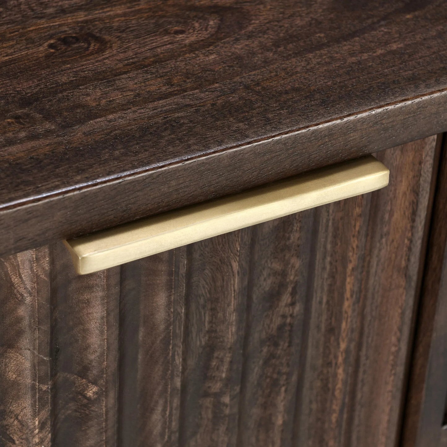 006 SI-2237286 | Closeup | Redford 73" Mango Wood Buffet Sideboard by Classic Home in brown. Made from unique in a traditional style.