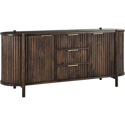 Redford 73" Mango Wood Buffet Sideboard by Classic Home in brown. Made from unique in a traditional style.
