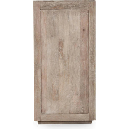 Jensen 72" Wood and Cane Weave Buffet Sideboard by Classic Home in taupe. Made from mango wood, cane in a transitional style.