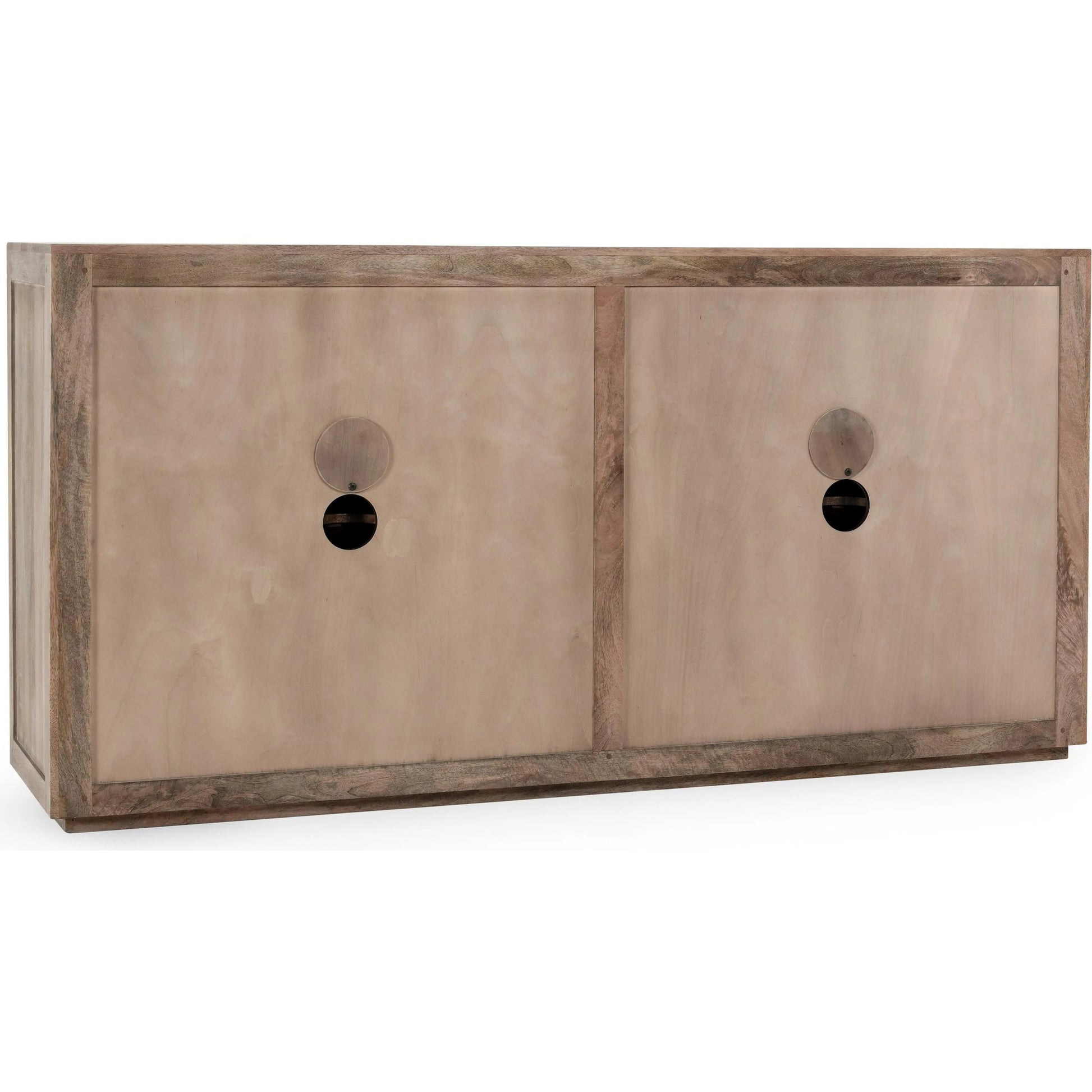 Jensen 72" Wood and Cane Weave Buffet Sideboard by Classic Home in taupe. Made from mango wood, cane in a transitional style.