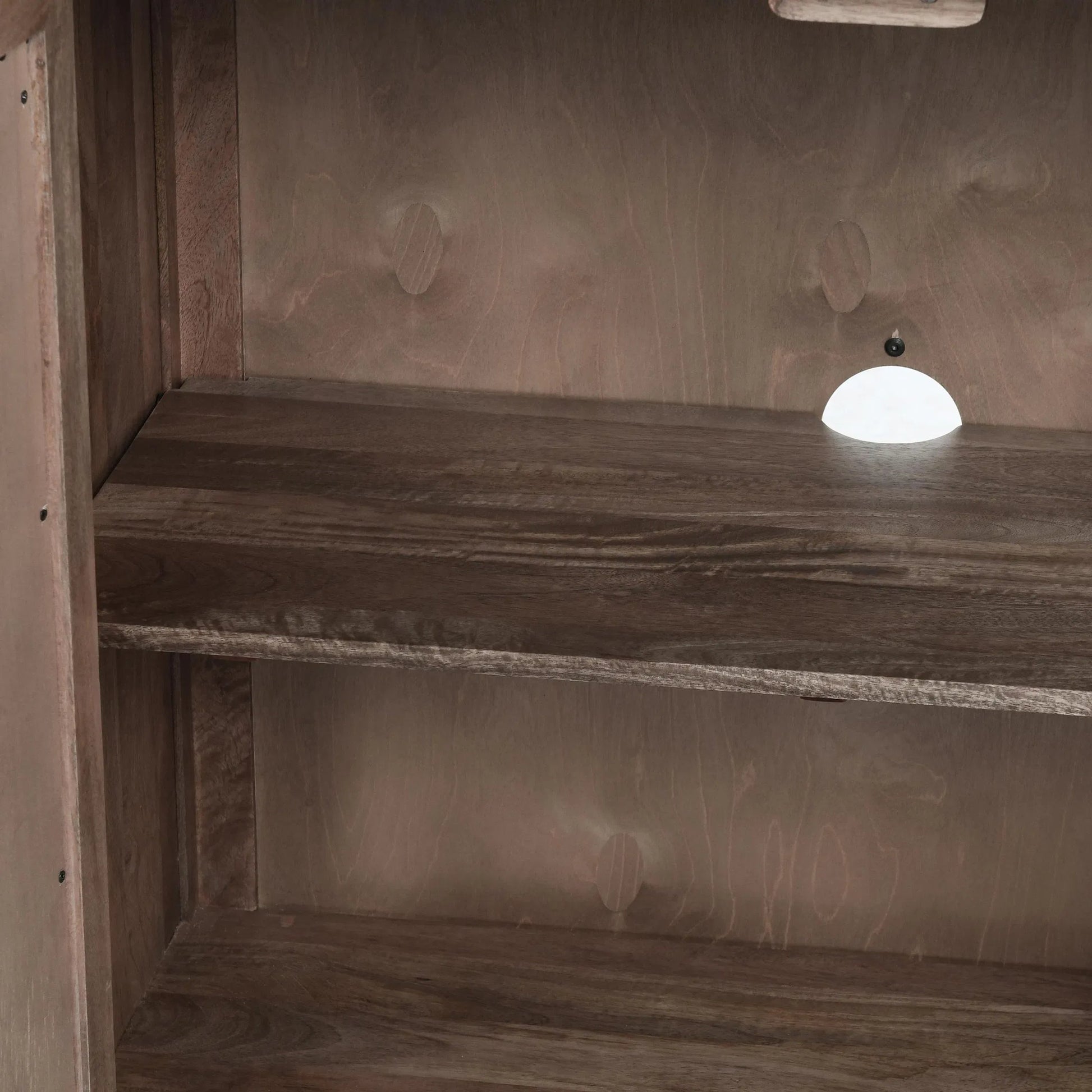 Jensen 72" Wood and Cane Weave Buffet Sideboard by Classic Home in taupe. Made from mango wood, cane in a transitional style.