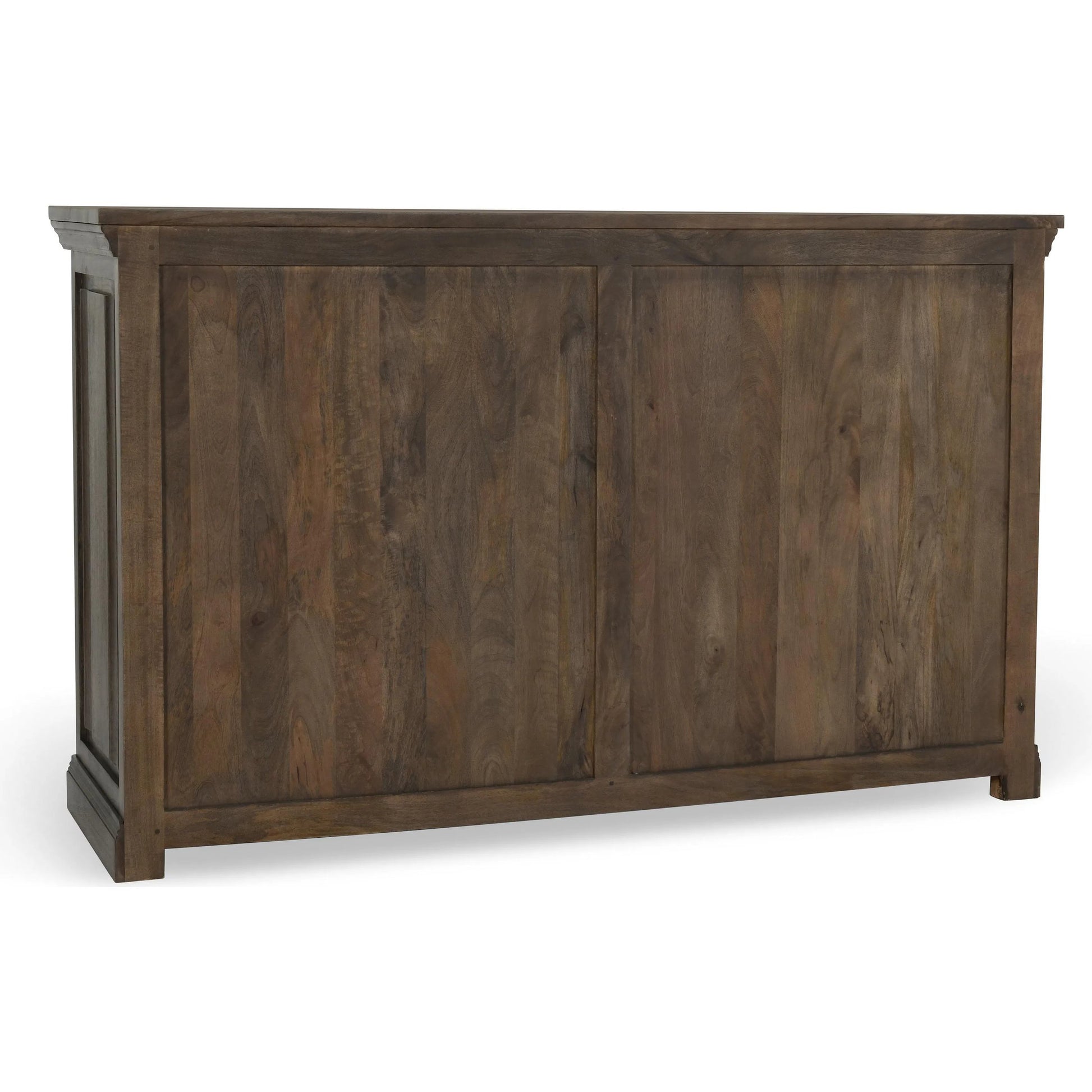Adelaide Nine-Drawer Mango Wood Dresser by Classic Home in cocoa brown. Made from mango wood in a traditional style.