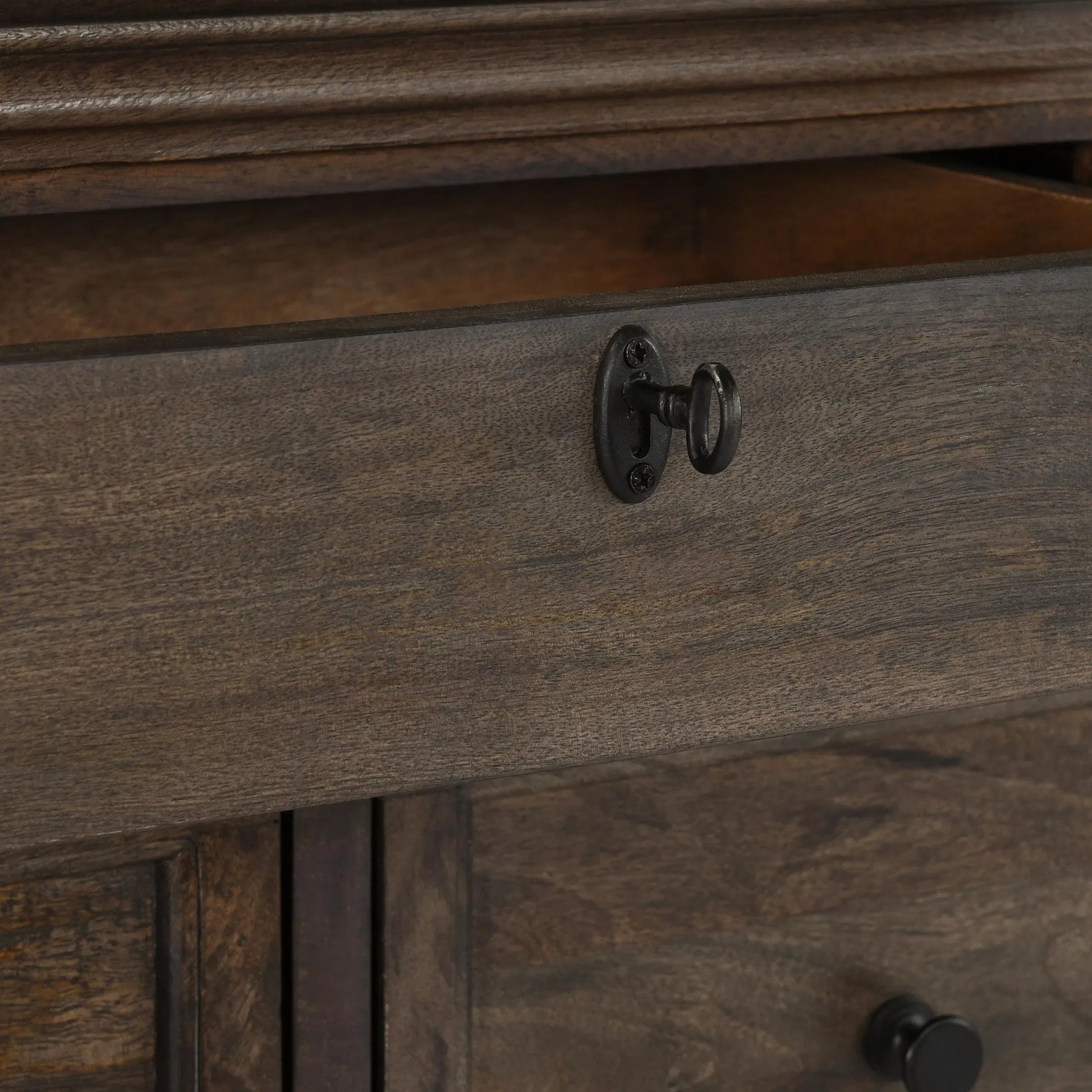 Adelaide Nine-Drawer Mango Wood Dresser by Classic Home in cocoa brown. Made from mango wood in a traditional style.