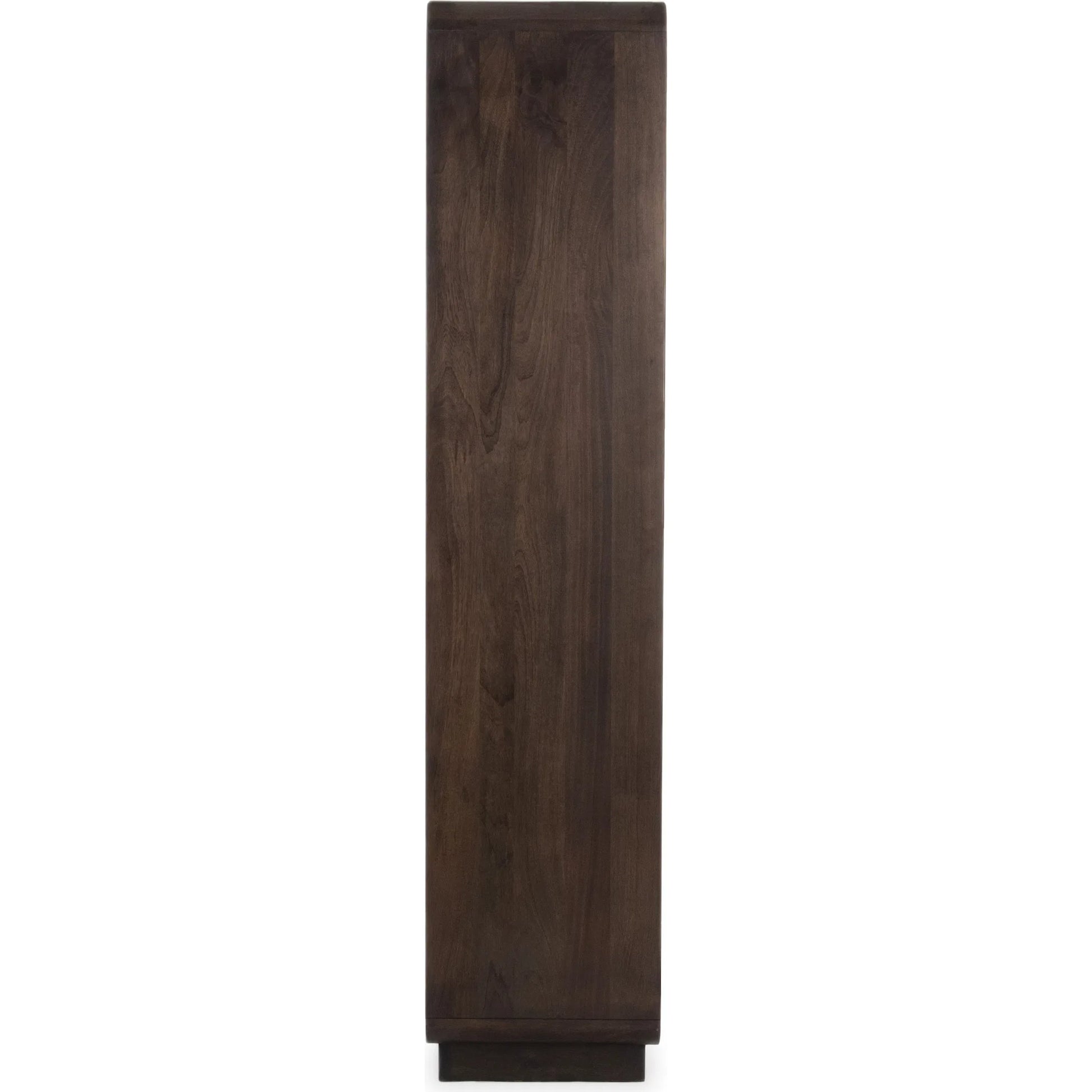 Rogers Mango Wood Curio Cabinet by Classic Home in brown. Made from mango wood in a modern style.