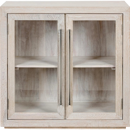 Bradley Two-Door Oak Wood Cabinet by Classic Home. Made from unique in a unique style.