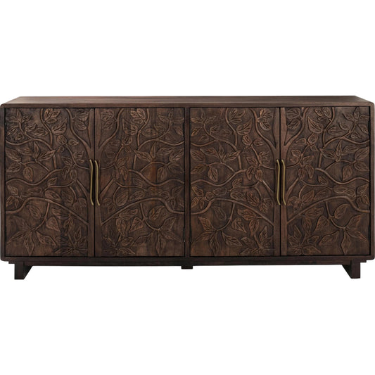 Albero 4-Door Mango Wood Sideboard Buffet by Classic Home. Made from mango wood in a unique style.