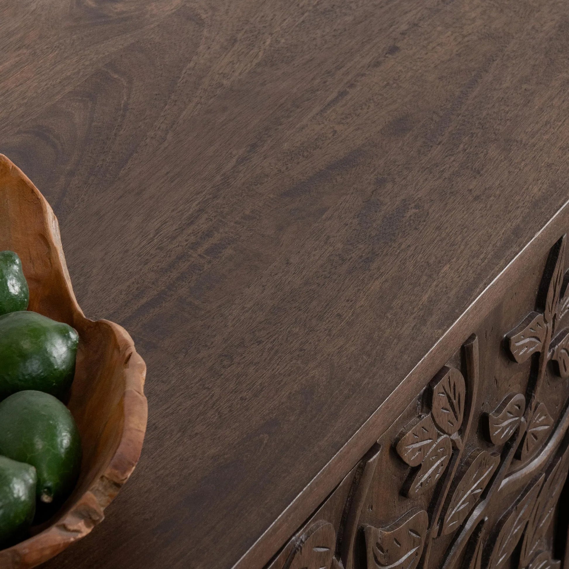 Albero 4-Door Mango Wood Sideboard Buffet by Classic Home. Made from mango wood in a traditional style.
