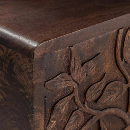 Albero 4-Door Mango Wood Sideboard Buffet by Classic Home. Made from mango wood in a traditional style.