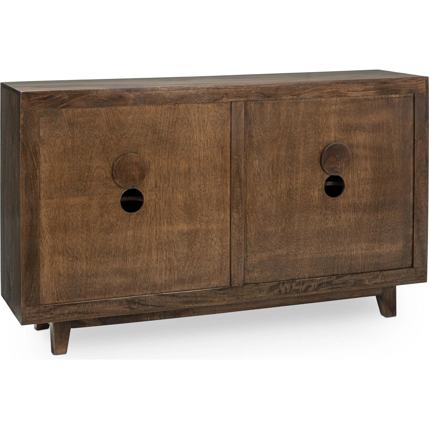 004 SI-2249250 | Additional Silo | Vivienne 4-Door Mango Wood Buffet Sideboard by Classic Home in brown. Made from mango wood in a traditional style.