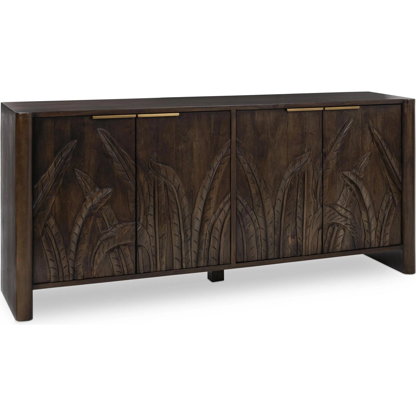 001 SI-2249251 | Primary Silo | Ledro Solid Wood Dark Brown Buffet Sideboard by Classic Home in dark brown. Made from mango wood in a traditional style.