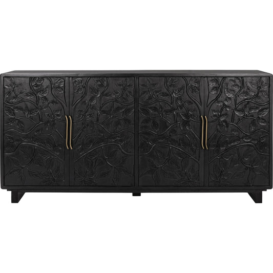 Albero 4-Door Mango Wood Sideboard Buffet by Classic Home. Made from mango wood in a unique style.