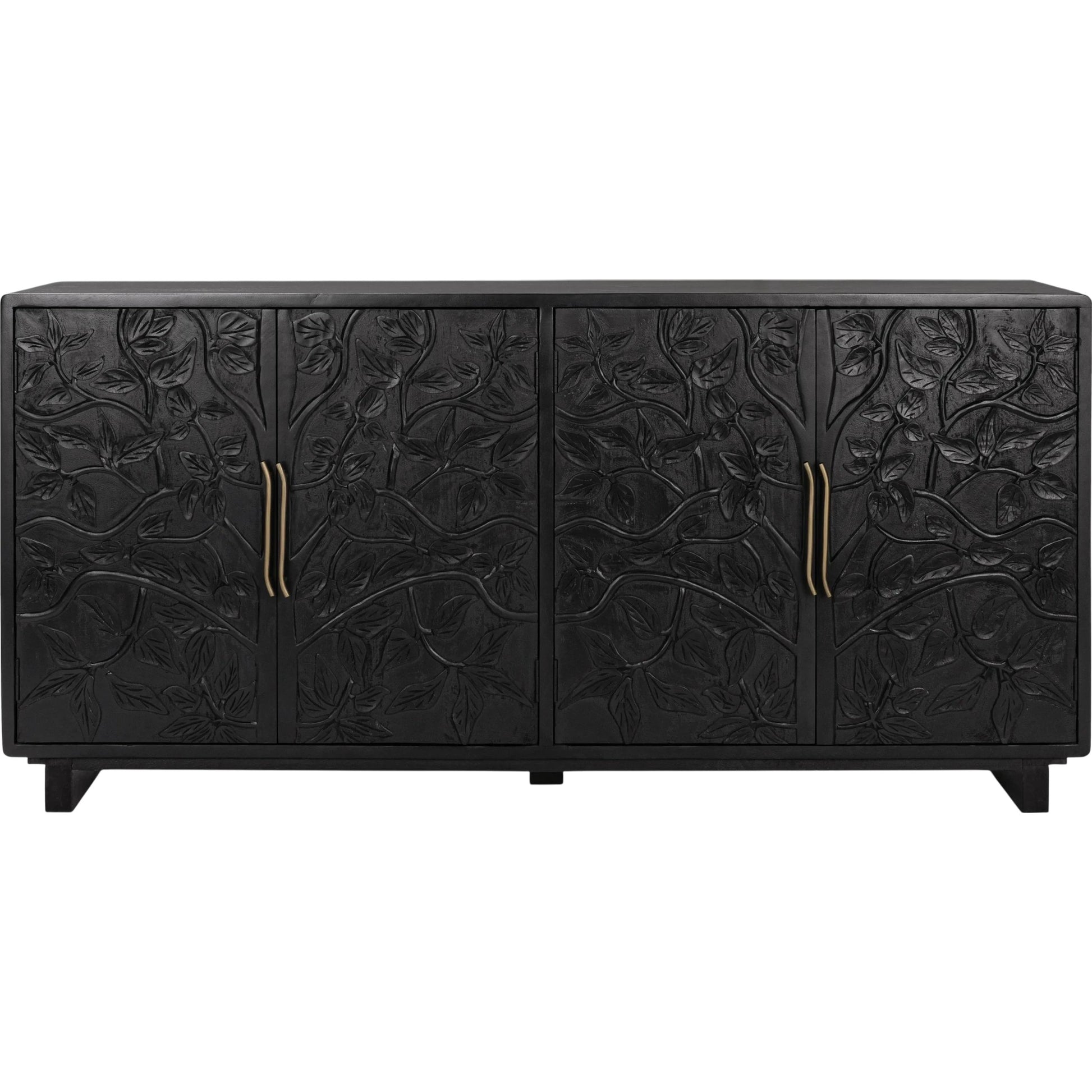 Albero 4-Door Mango Wood Sideboard Buffet by Classic Home. Made from mango wood in a traditional style.