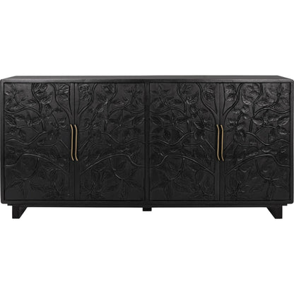 Albero 4-Door Mango Wood Sideboard Buffet by Classic Home. Made from mango wood in a traditional style.