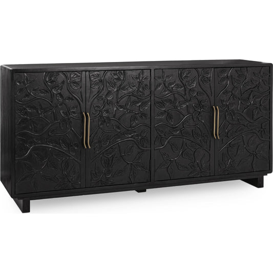 Albero 4-Door Mango Wood Sideboard Buffet by Classic Home. Made from mango wood in a traditional style.