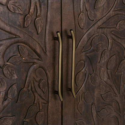 Albero Mango Wood Cabinet by Classic Home. Made from mango wood in a traditional style.